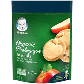 Gerber® Organic Biscuits, Apple Flavour