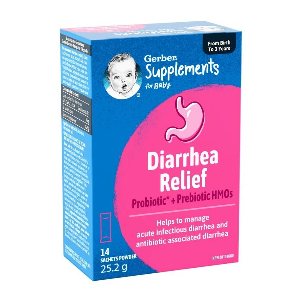 GERBER Supplements, Diarrhea Relief Powder Sachets 