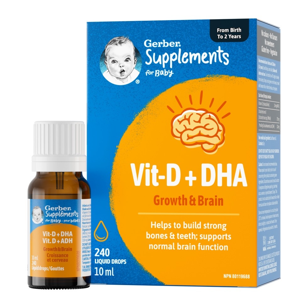 Gerber soothe drops hot sale with vitamin d