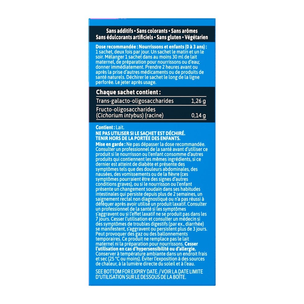 Suppléments GERBER, Soulagement de la constipation, sachets de poudre