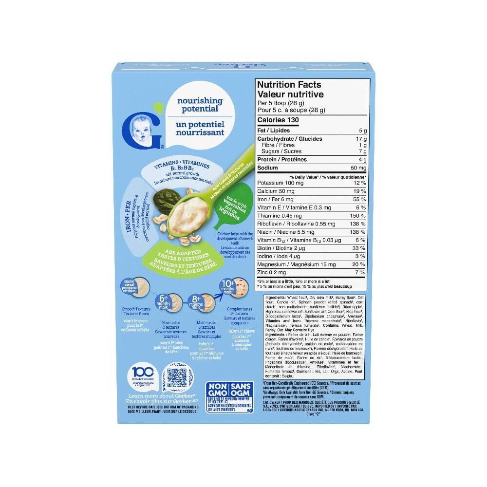 Gerber Oatmeal apple & spinach