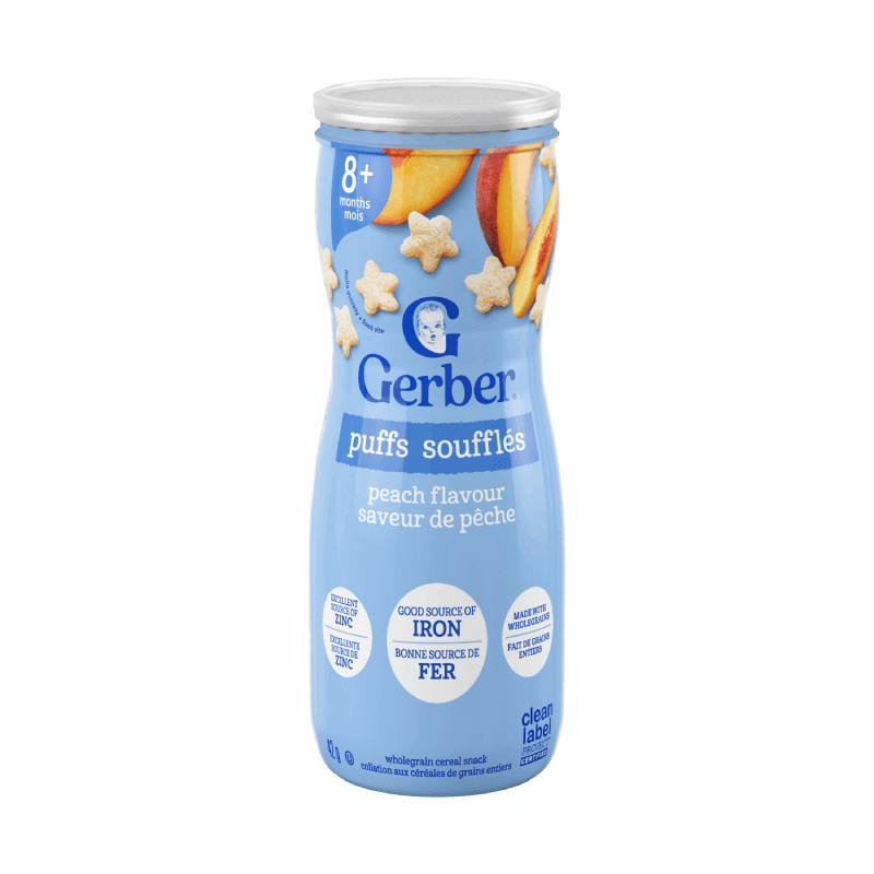 Gerber Puffs Peach_Image 1