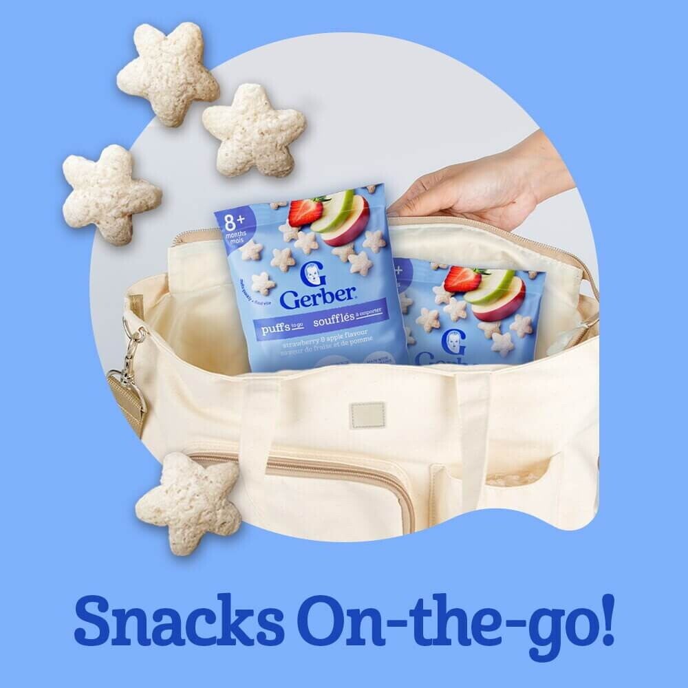 Puffs To Go Strawberry Apple | 8 months+ | Gerber