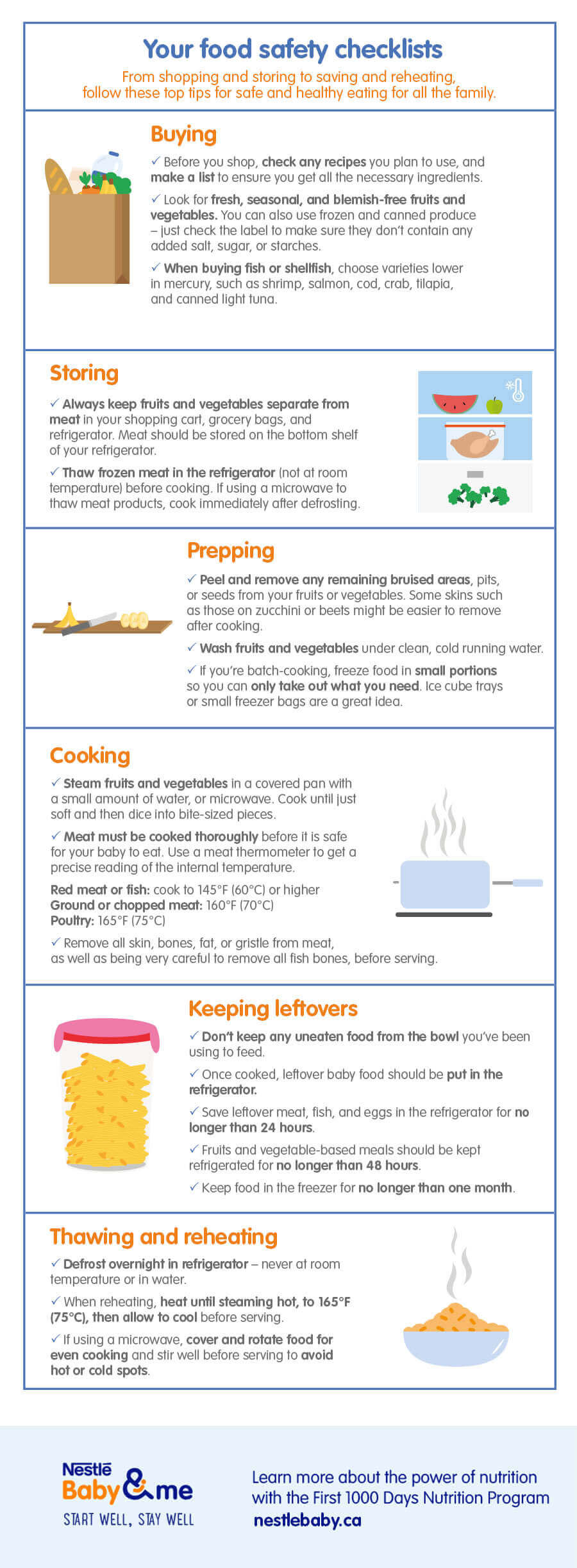 Baby Food Preparation and Storage | Nestlé Baby & me