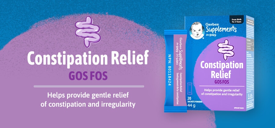 GERBER Supplements, ​Constipation Relief Powder Sachets​