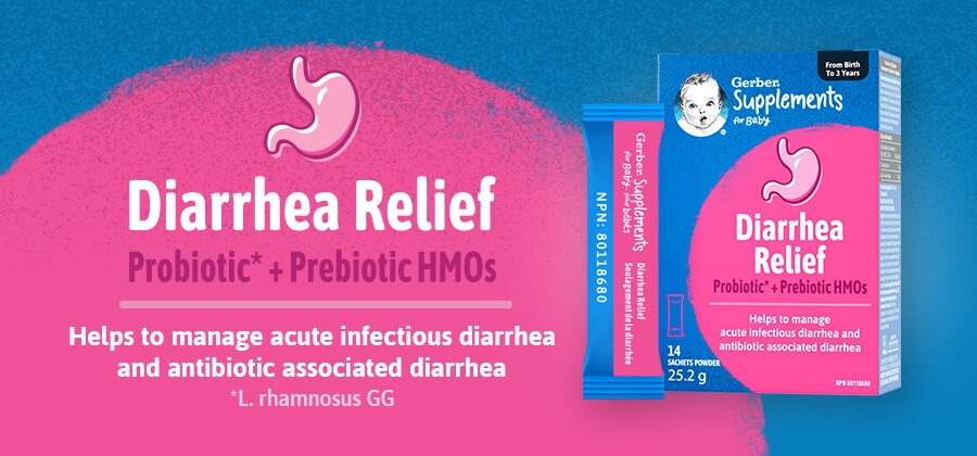GERBER Supplements, Diarrhea Relief Powder Sachets