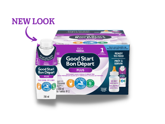 Nestlé@sup® GOOD START Plus 1 Baby Formula, Ready-to-Feed Tetra