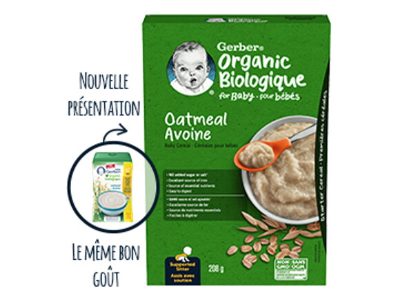 Gerber Baby Oatmeal Cereal, cereal, gerber, baby food, baby