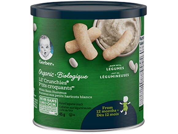 GERBER® Organic LIL' CRUNCHIES® White Bean Hummus