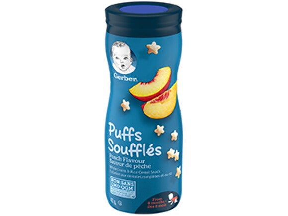 Gerber® Puffs Peach