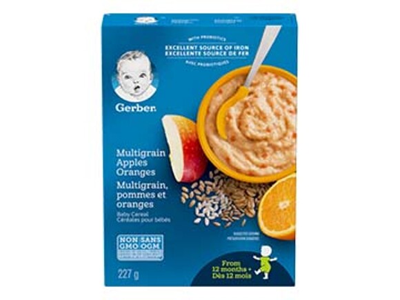 Geber Multigrain Apple and Oranges Toddle Cereal