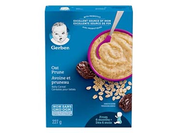 Gerber Oat Prune Baby Cereal