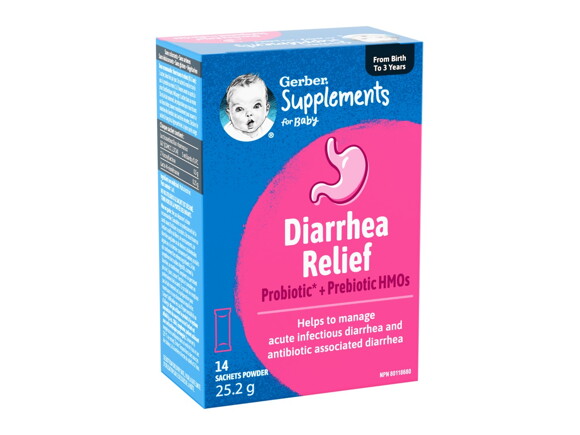 GERBER Supplements, Diarrhea Relief Powder Sachets 