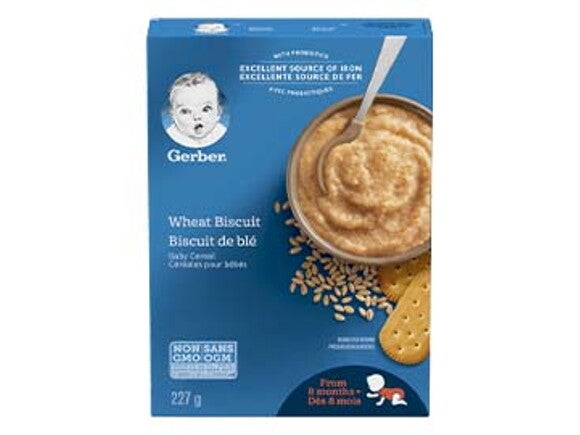 Gerber Wheat Biscuit Cereal Push