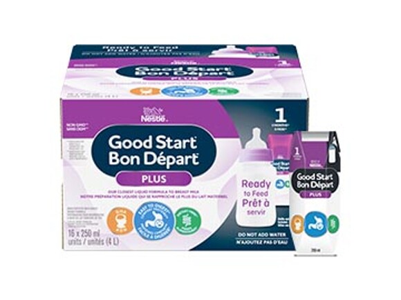 Nestlé@sup® GOOD START Plus 1 Baby Formula, Ready-to-Feed Tetra 