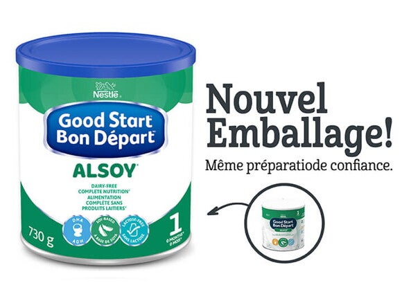 Préparation pour bébés à base de plante