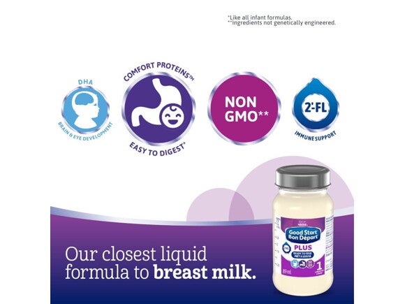 GOOD START Plus 1 Baby Formula, Ready-to-Feed Bottles