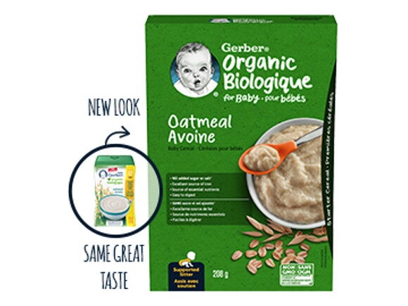 Gerber Baby Oatmeal Cereal, cereal, gerber, baby food, baby