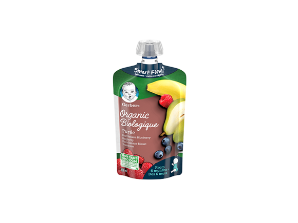 Purée Gerber® Biologique acec Vanilla