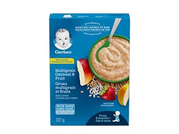 Gerber Multigrain Oatmeal and Fruit Baby Cereal