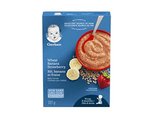 GERBER Organic Cereal, wheat & Wholegrain Oat Banana