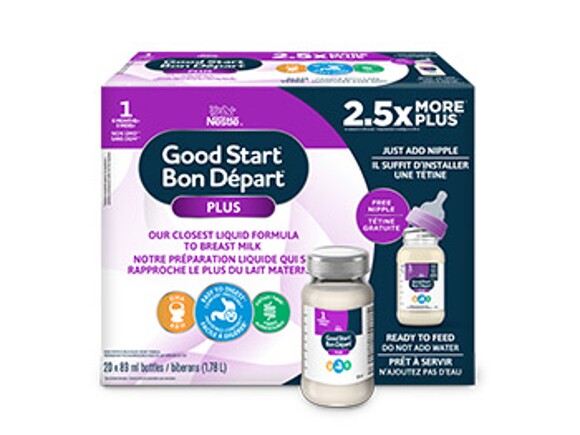 GOOD START Plus 1 Baby Formula, Ready-to-Feed Bottles
