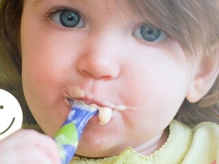 Baby self-feeding