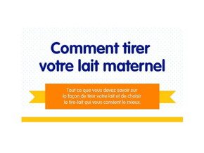 Comment tirer votre lait maternel