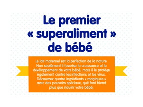 Le premier « superaliment » de bébé Le premier « superaliment » de bébé