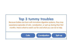 Top 3 tummy troubles Top 3 tummy troubles