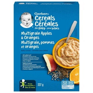 Gerber Multigrain Apples and Oranges Toddler Cereal Gerber Multigrain Apples and Oranges Toddler Cereal