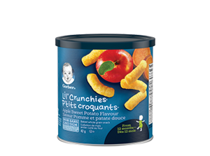 Gerber® Lil' Crunchies® Apple Sweet Potato Gerber® Lil' Crunchies® Apple Sweet Potato