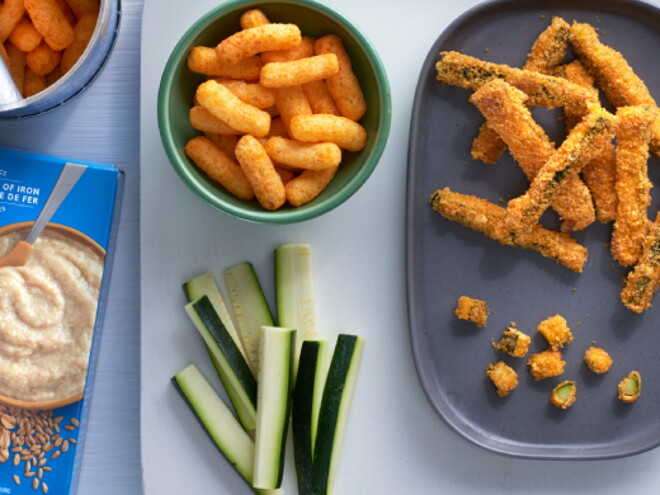 Crunchy Baked Zucchini Sticks Crunchy Baked Zucchini Sticks
