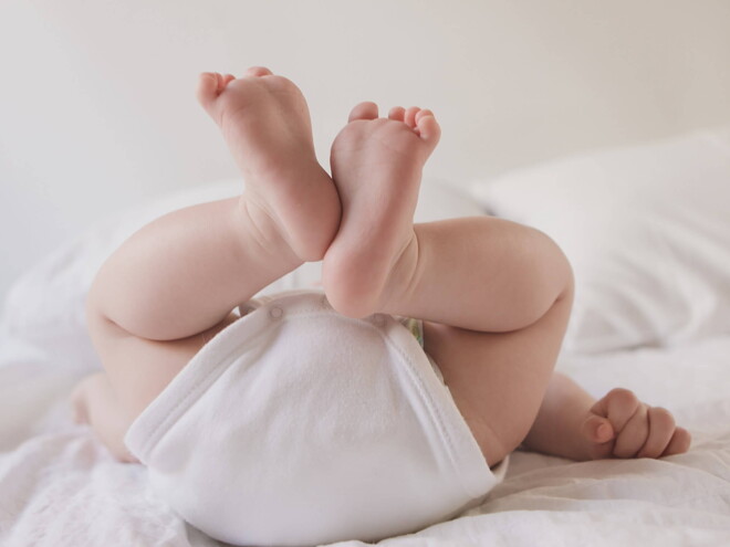 Baby with Upset Stomach Baby with Upset Stomach