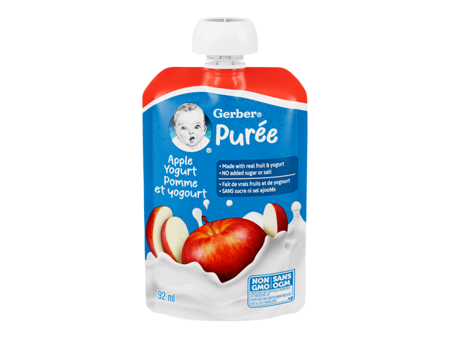 Apple Yogurt Purée Made With Real Fruit and Yogurt Apple Yogurt Purée Made With Real Fruit and Yogurt