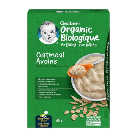 Gerber baby oatmeal discount