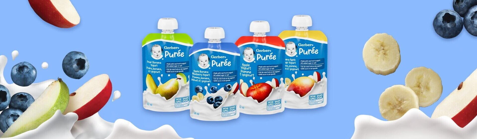 Purée for babies & toddlers | Gerber® Purée for babies & toddlers | Gerber®