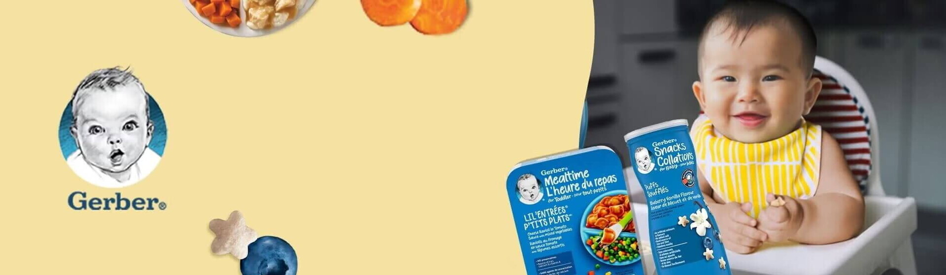 GERBER® Healthy Snacks for Baby & Toddler GERBER® Healthy Snacks for Baby & Toddler