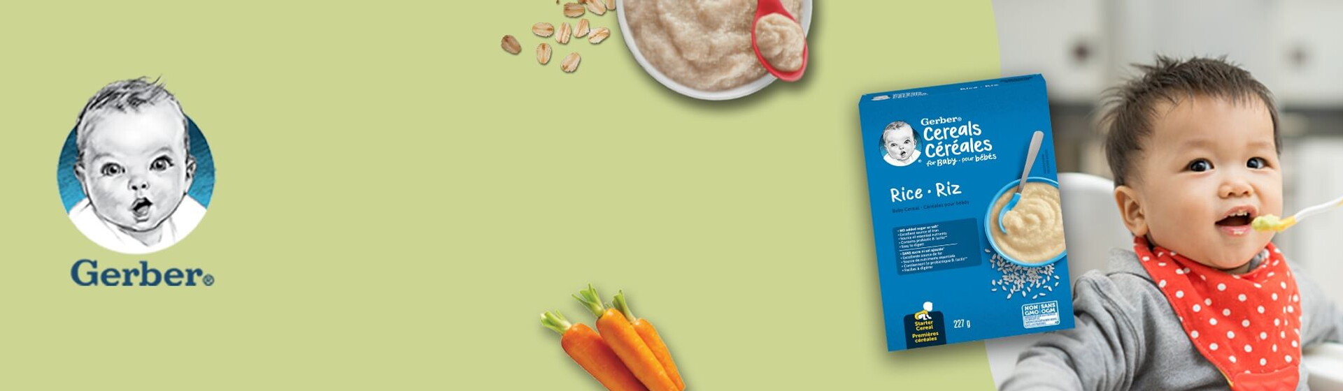 Cereals for babies and toddlers | Gerber®
