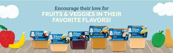 gerber baby purees to encourage their love for fruits and veggies in their favorite flavors gerber baby purees to encourage their love for fruits and veggies in their favorite flavors