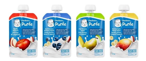 Yogurt purees from around 8+ months & up Yogurt purees from around 8+ months & up