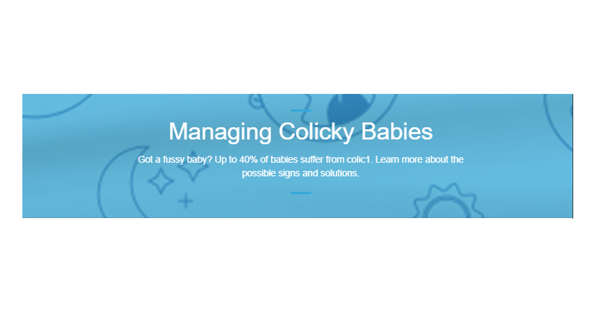 Managing Colicky Babies Nestlé Baby & me
