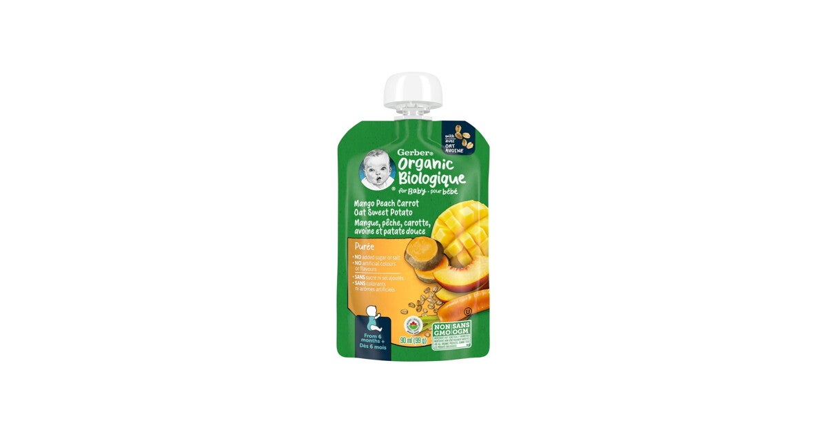 GERBER Organic Oatmeal Purée|Nestle Baby me