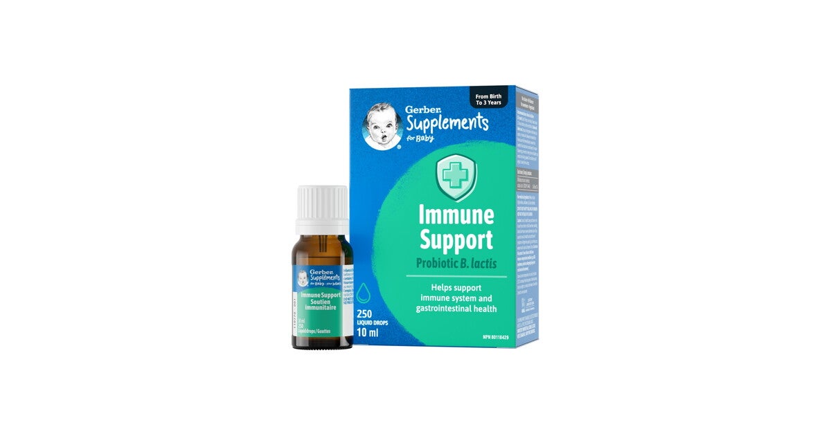 Baby Probiotic Drops Immune Support Gerber Supplements for Baby