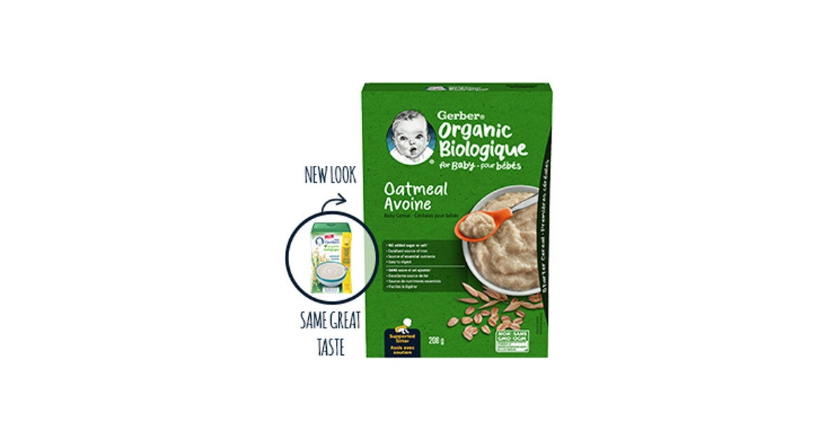 Gerber sales baby oats