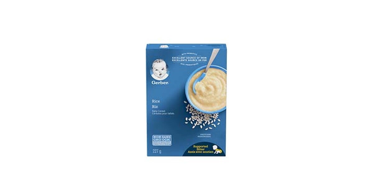 Gerber Baby Rice Cereal for infants Nestlé Baby & me
