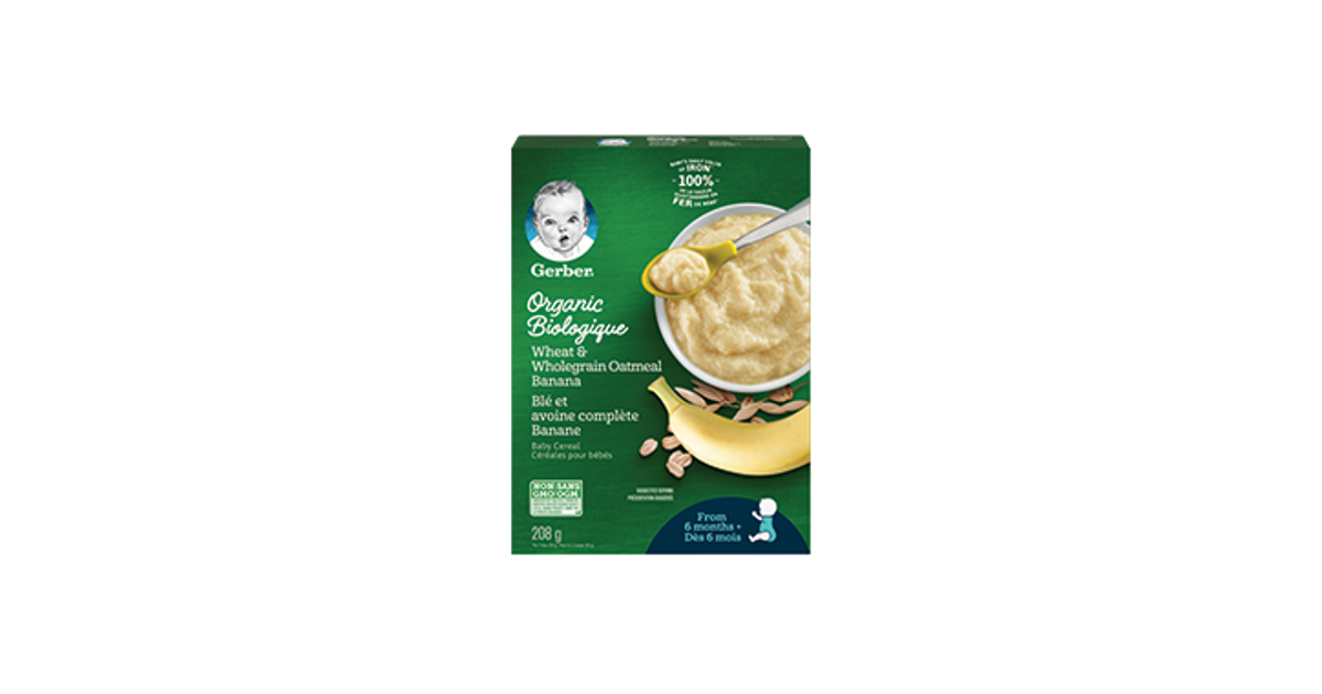 Gerber banana hot sale oatmeal