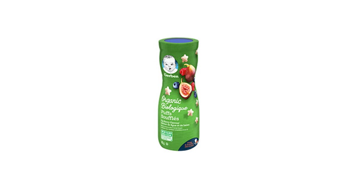 Gerber shop organic puffs