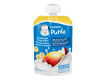 Banana Apple Mango Yogurt Purée, Made With Real Fruit and Yogurt Banana Apple Mango Yogurt Purée, Made With Real Fruit and Yogurt