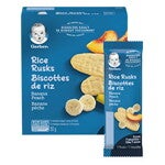 Gerber® Rice Rusks, Banana Peach